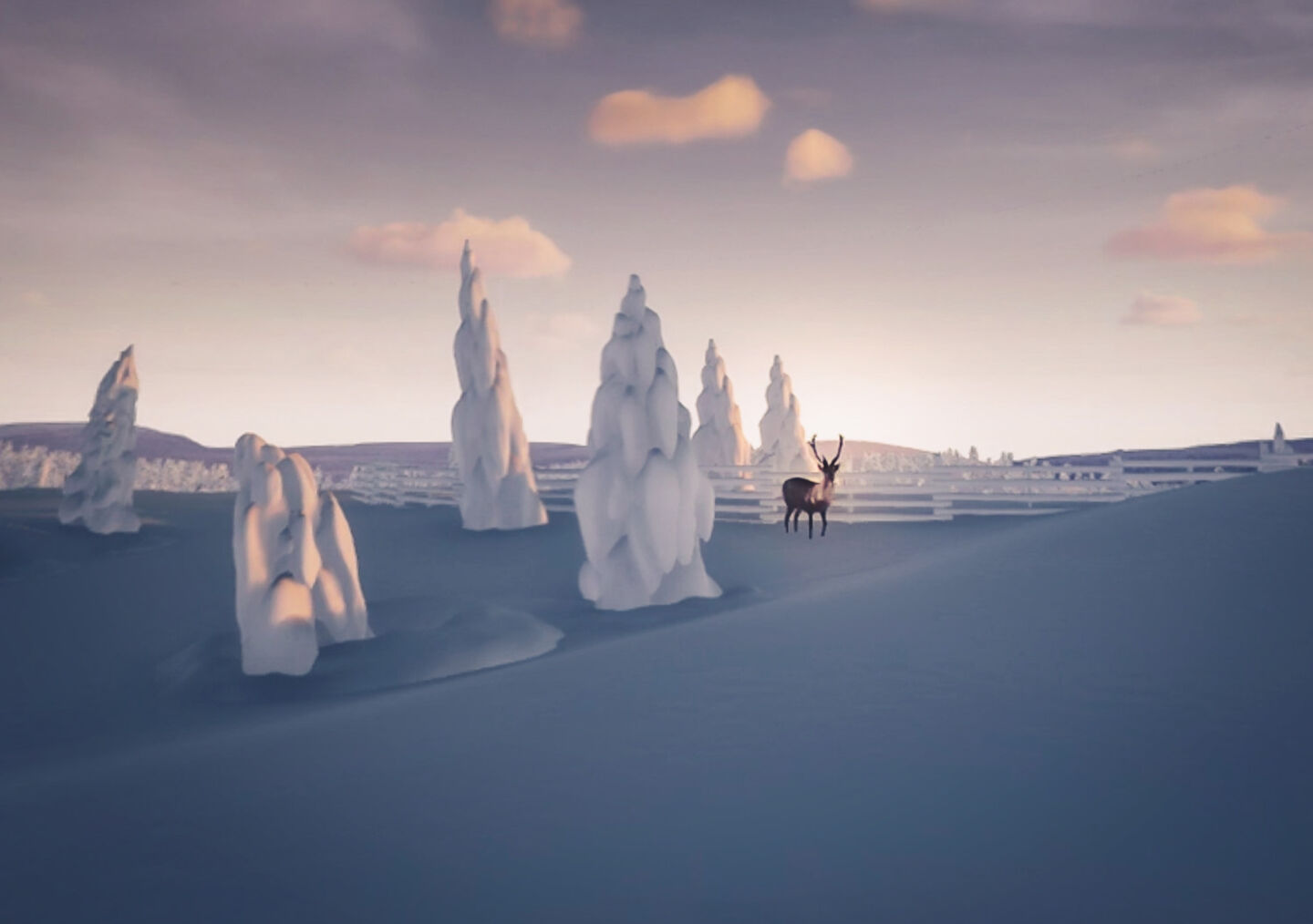 A fine winter day in Virtual Lapland