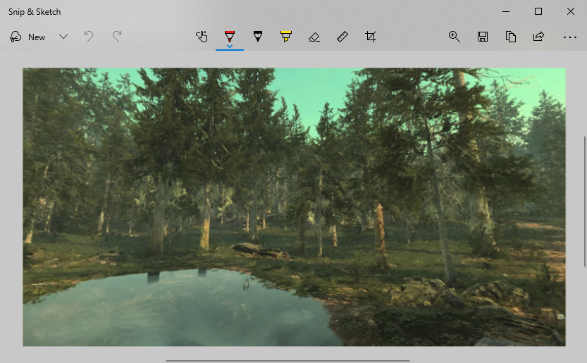 Capturing screenshots on Virtual Lapland