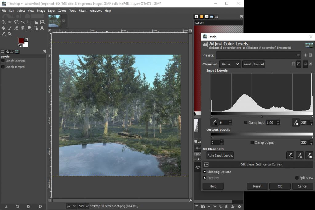 Capturing screenshots on Virtual Lapland