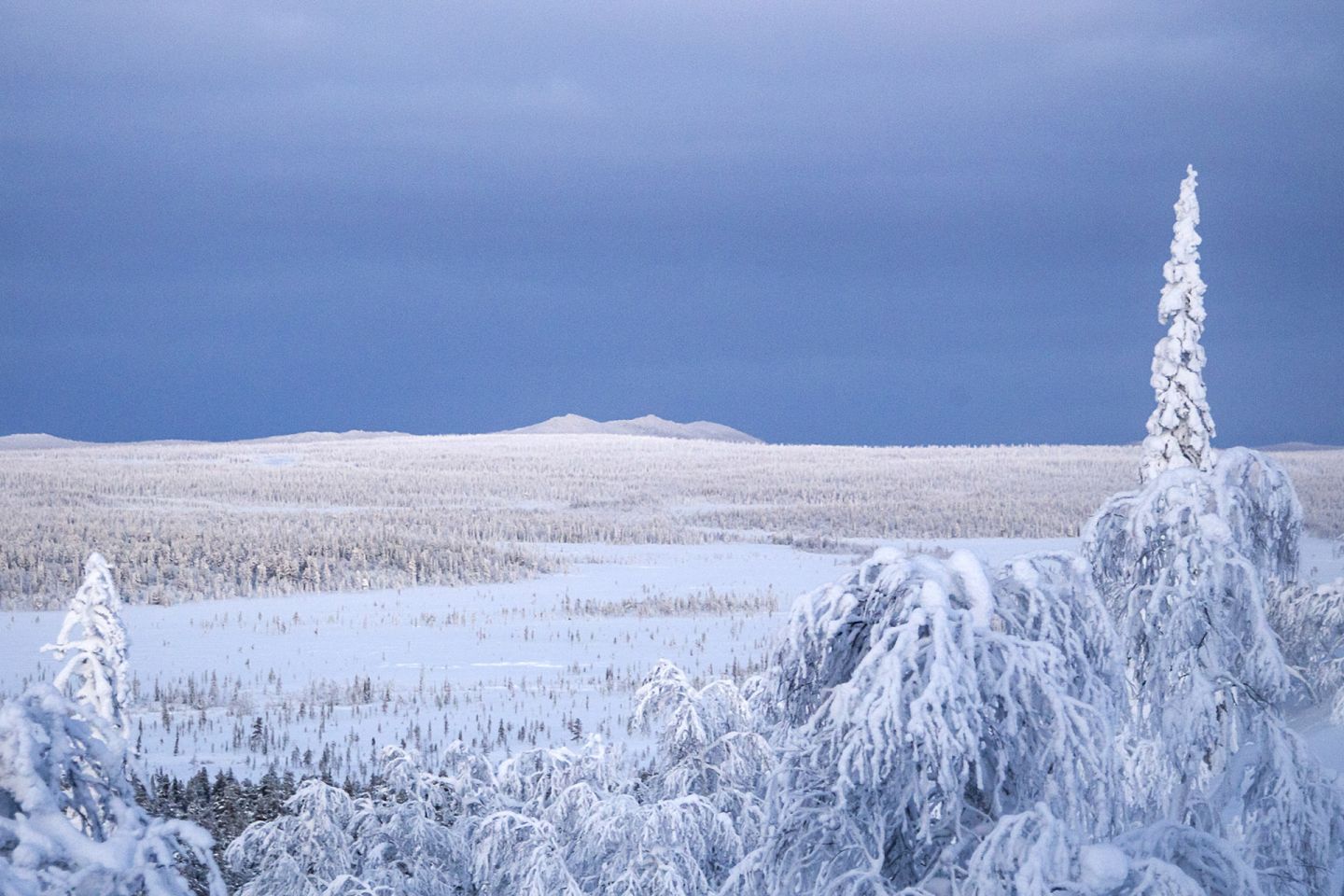 Winter in Savukoski, Lapland, Finland