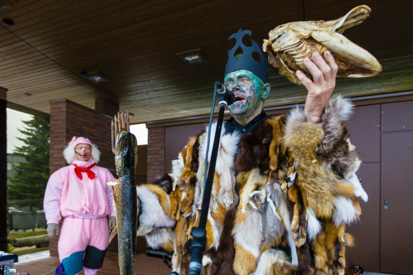 Fish wizard in Kemijärvi, the Arctic Lakeland of Finnish Lapland