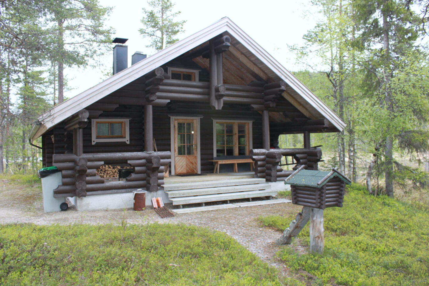 Log cabin accommodation in Salla, FInland