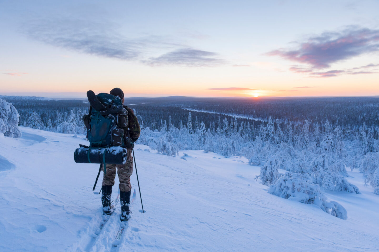 Frozen wilderness in Sompio & Sodankylä, Finland