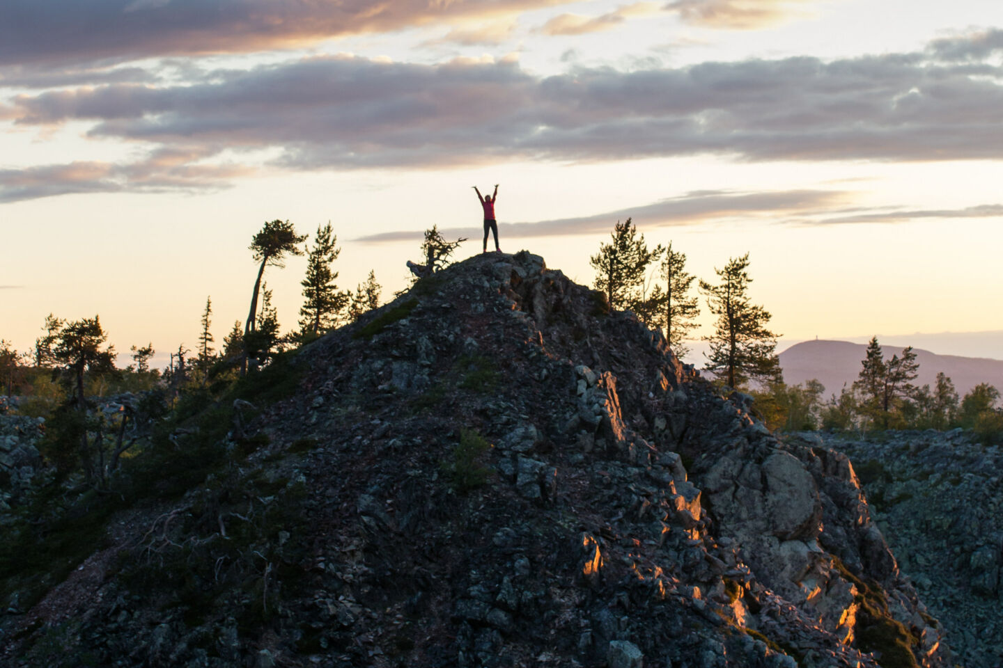 Arctic adventure - Celebrating the climb in Pyhä-Luosto, Finland