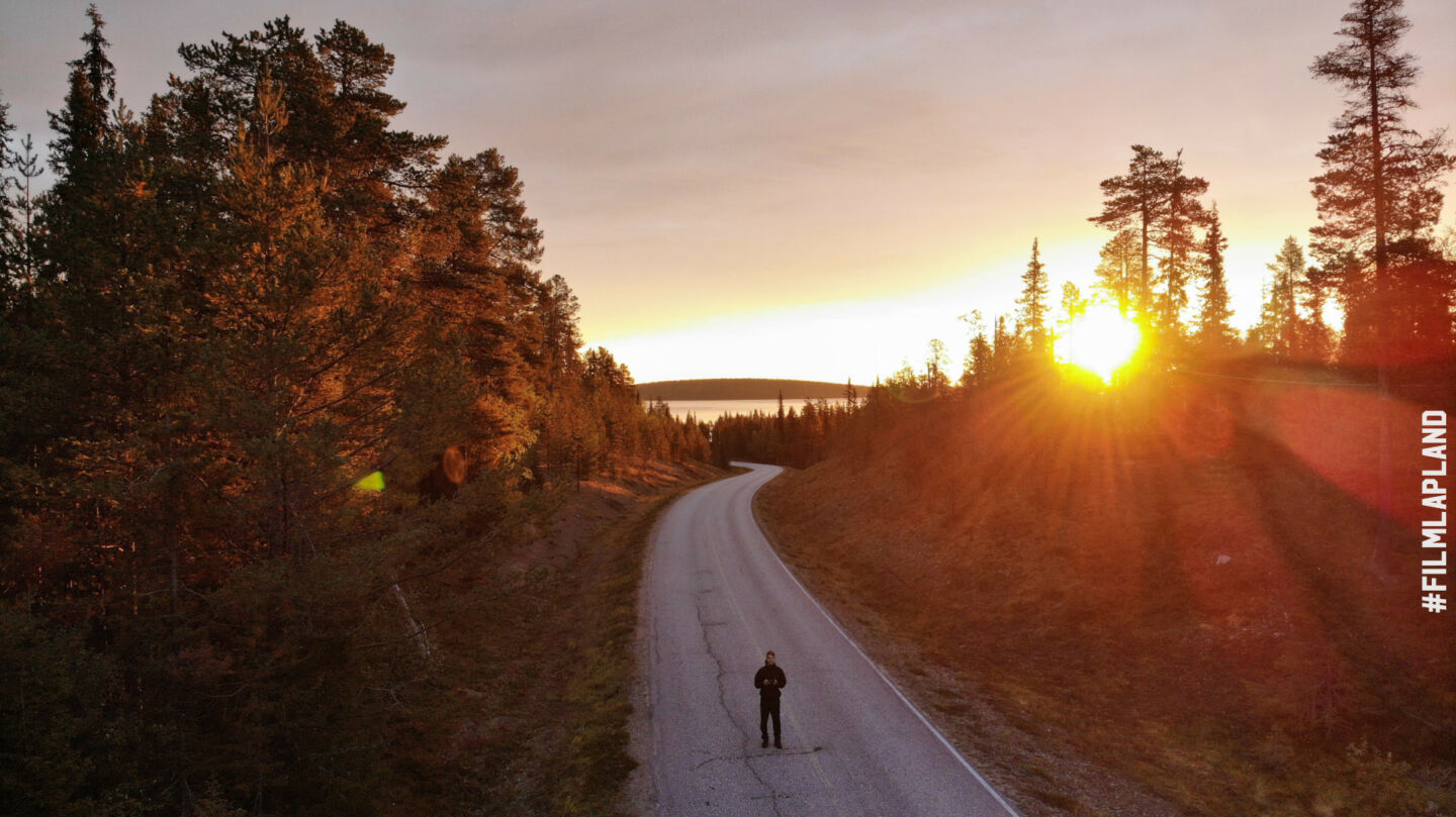 The road to autumn colors in Finnish Lapland