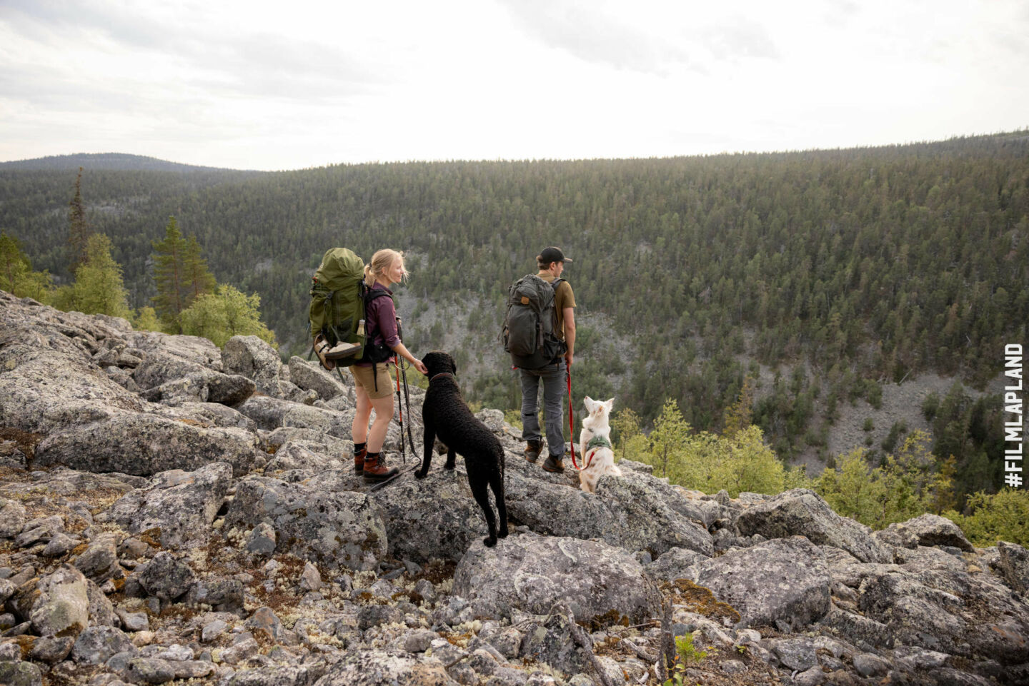 Hiking with your best friends in Savukoski, Finland