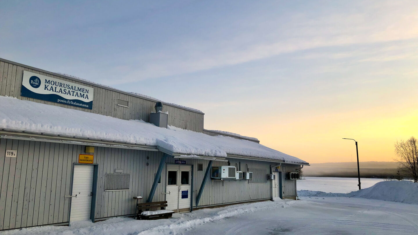 Mourusalmen kalasatamaa kehitetään Posion kunnan ja paikallisten kalastajien yhteistyössä Lapissa.