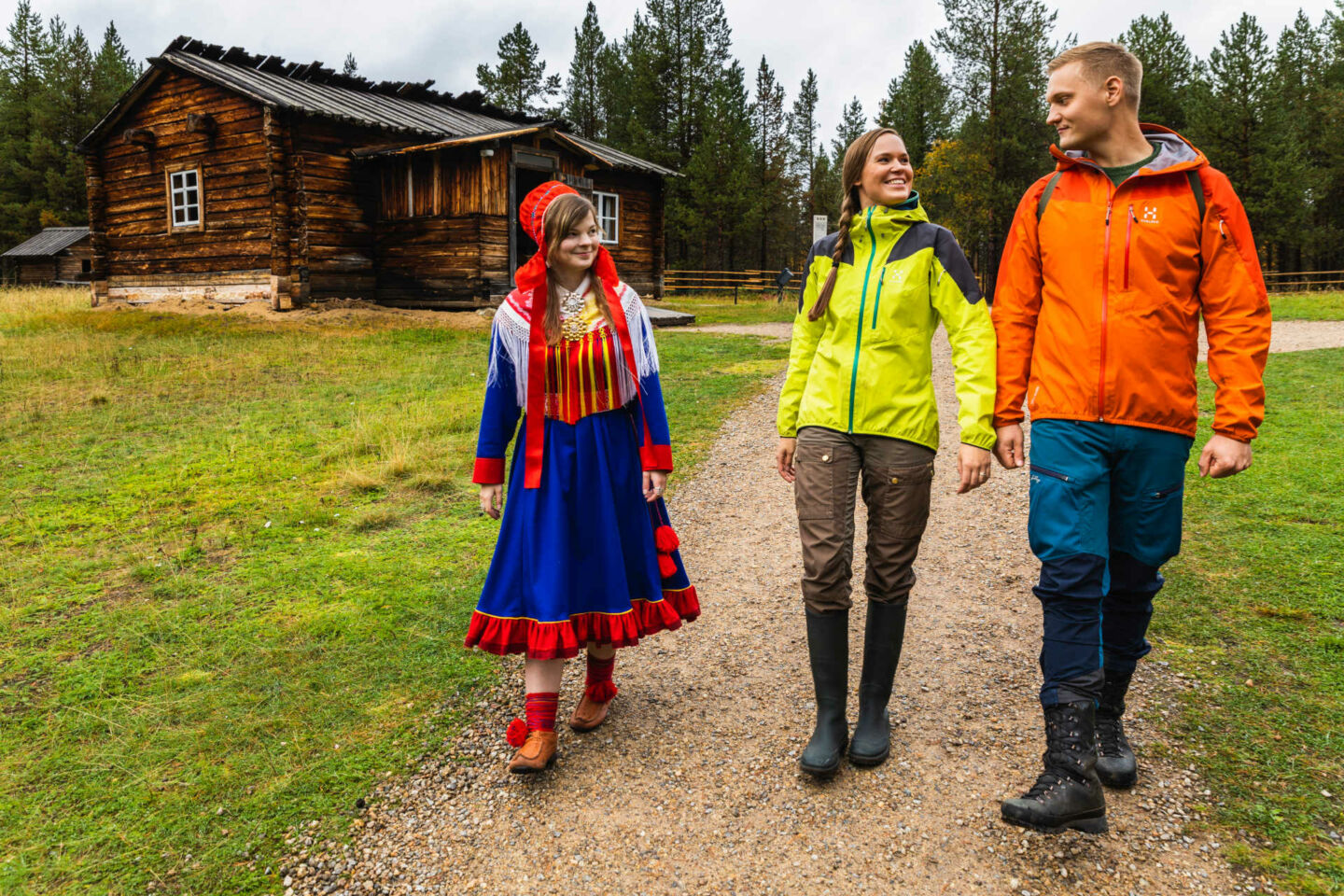 A Sámi guide at the Siida museum in northern Lapland