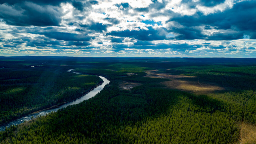 Savukoski on erinomainen ympäristö drone-testilentoja varten erämaisuutensa vuoksi.