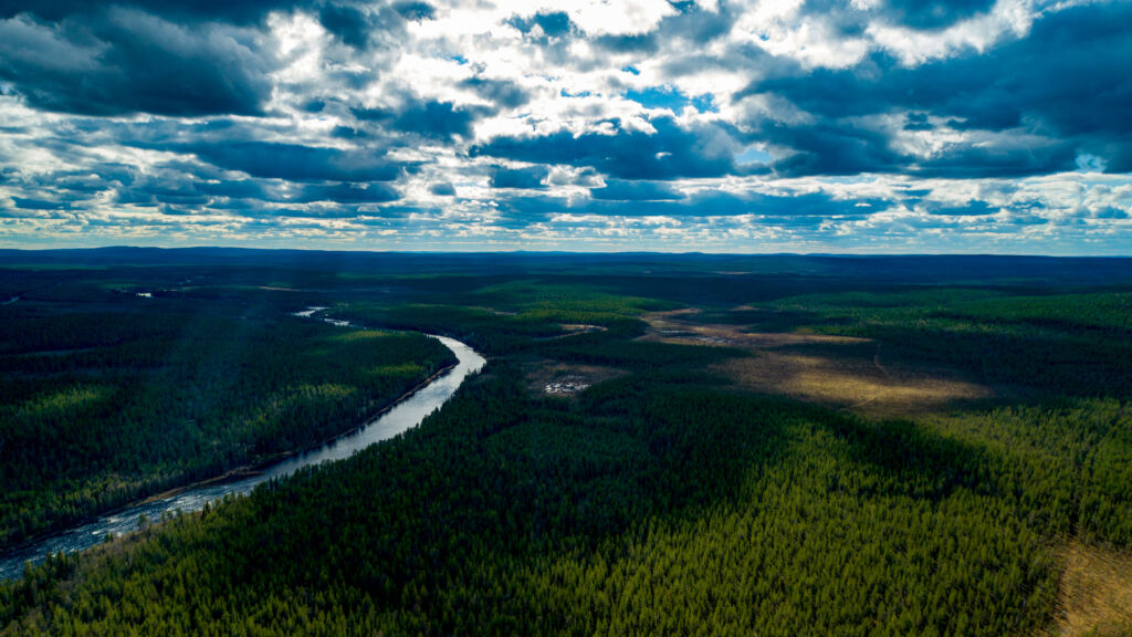 Savukoski is a fitting place for drone conditions testing because of its wilderness-like nature.