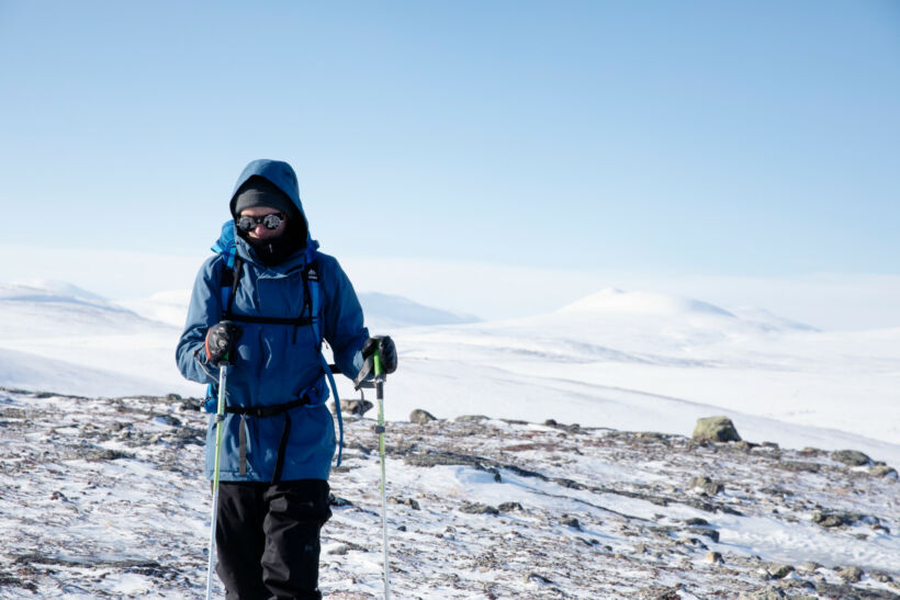 Exploring the tundra wilderness in Utsjoki, Finland