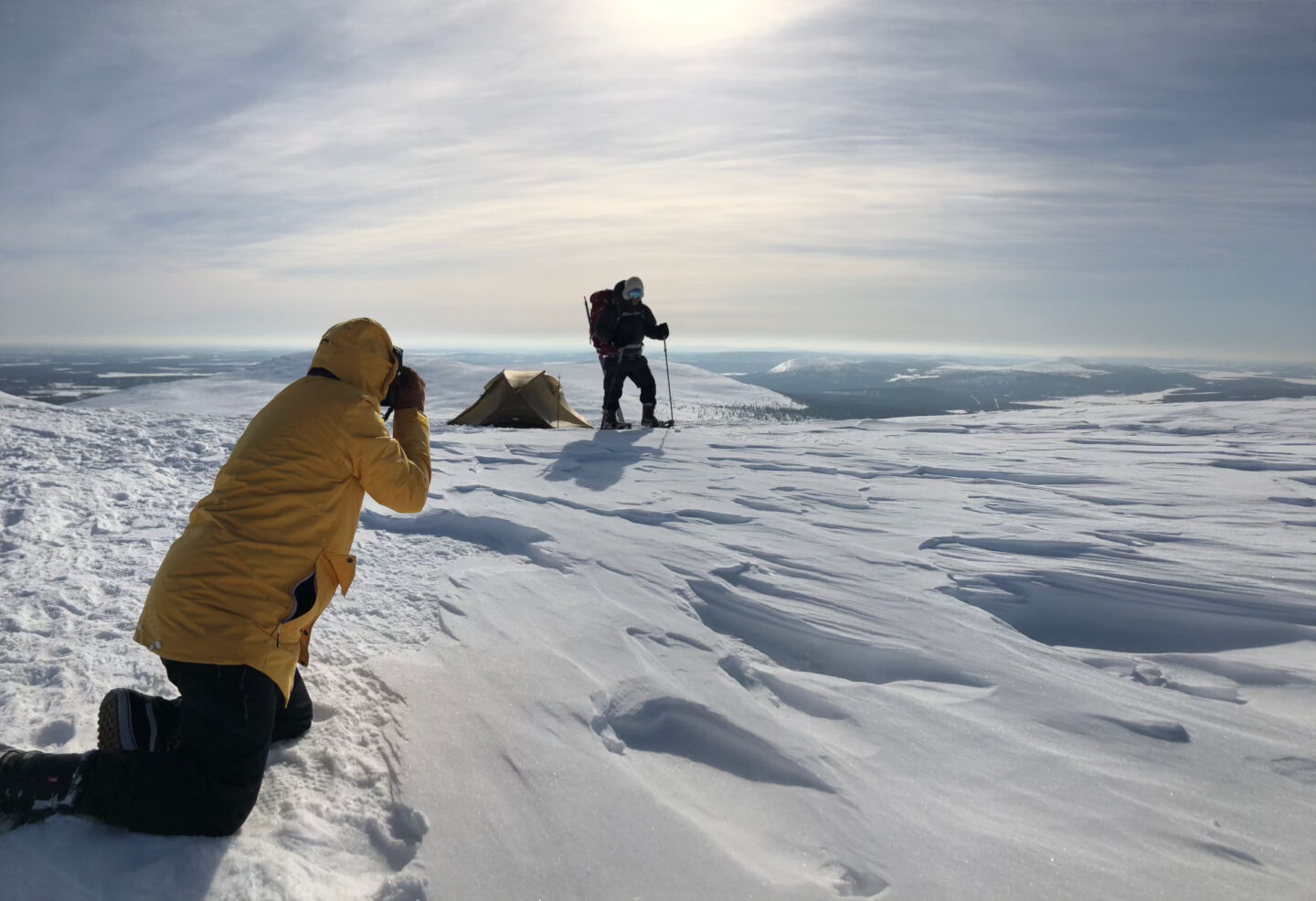 Everyman's Right means you can film without a permit in most places in Finnish Lapland