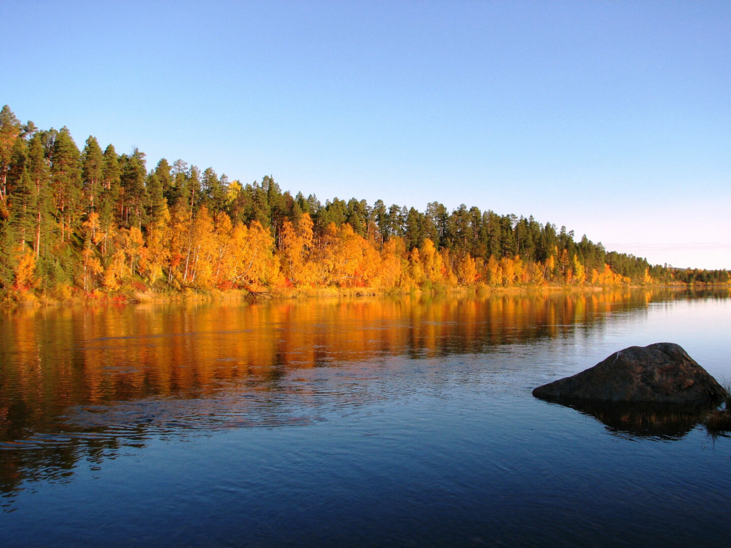 Autumn colors in Inari, Finland