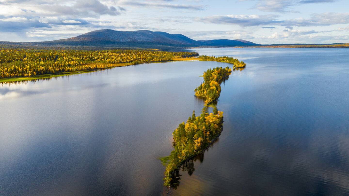 Autumn colors in Muonio, Finland