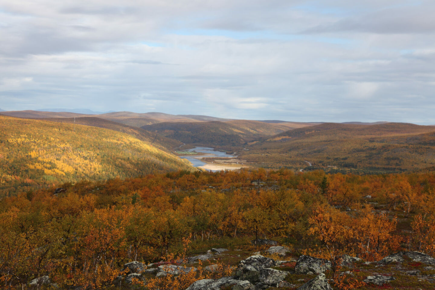 Autumn colors in Utsjoki, Finland