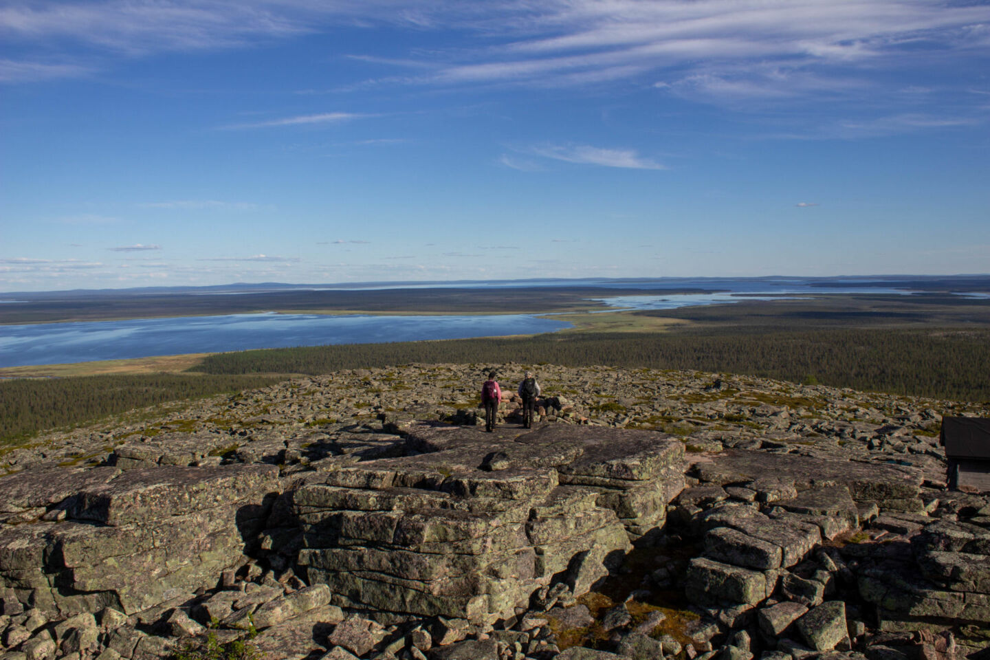 The view from the stone fields in Nattanen (Sodankylä), a Lapland filming location