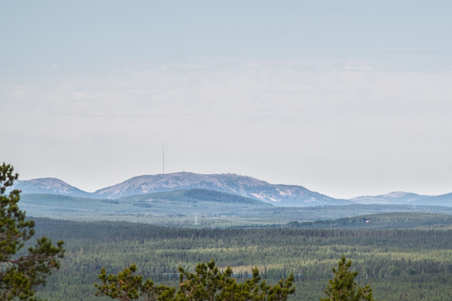 Pyhätunturi Fell in summer, a filming location in Finnish Lapland