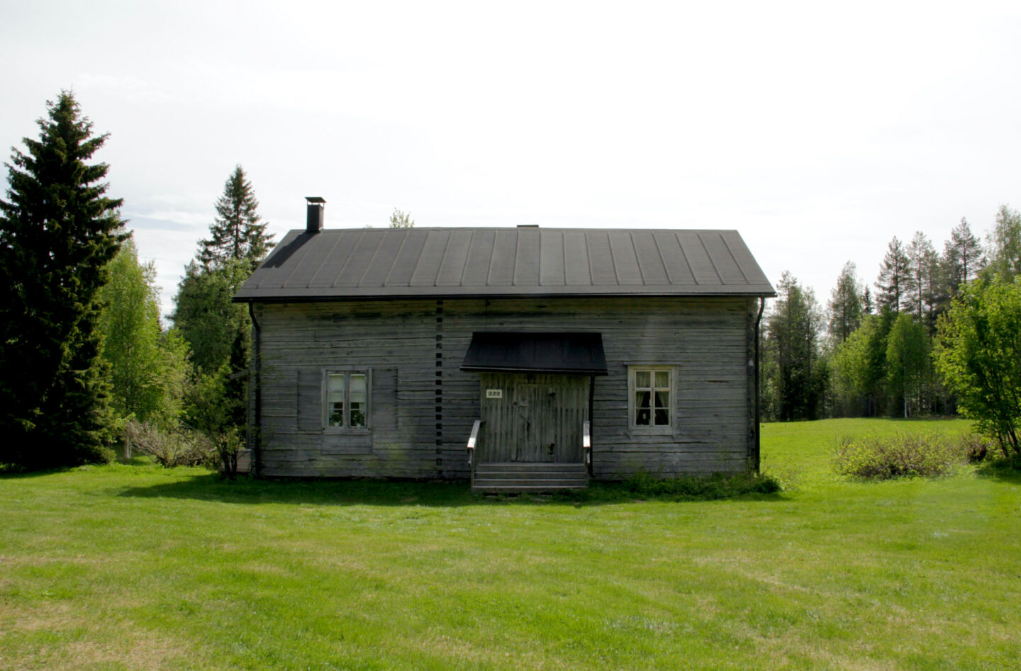 The main farmhouse in summer at Hervanvaara in Ranua, a Finnish Lapland filming location