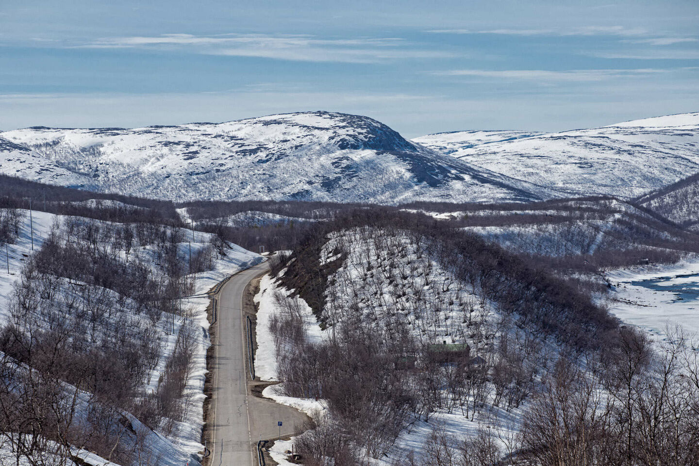 The road to winter, in Utsjoki, a Finnish Lapland filming location