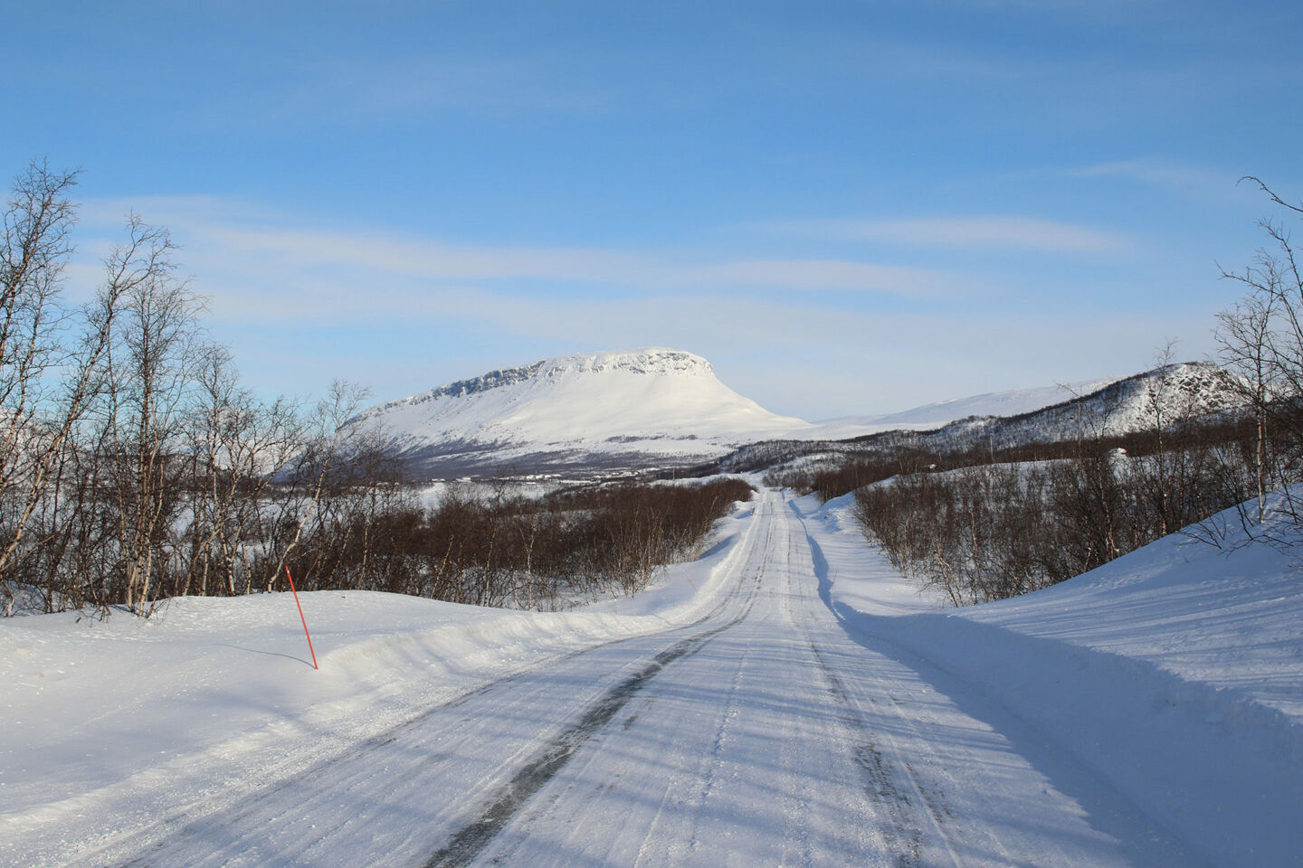 The road to winter ( Enontekiö, a Finnish Lapland filming location)