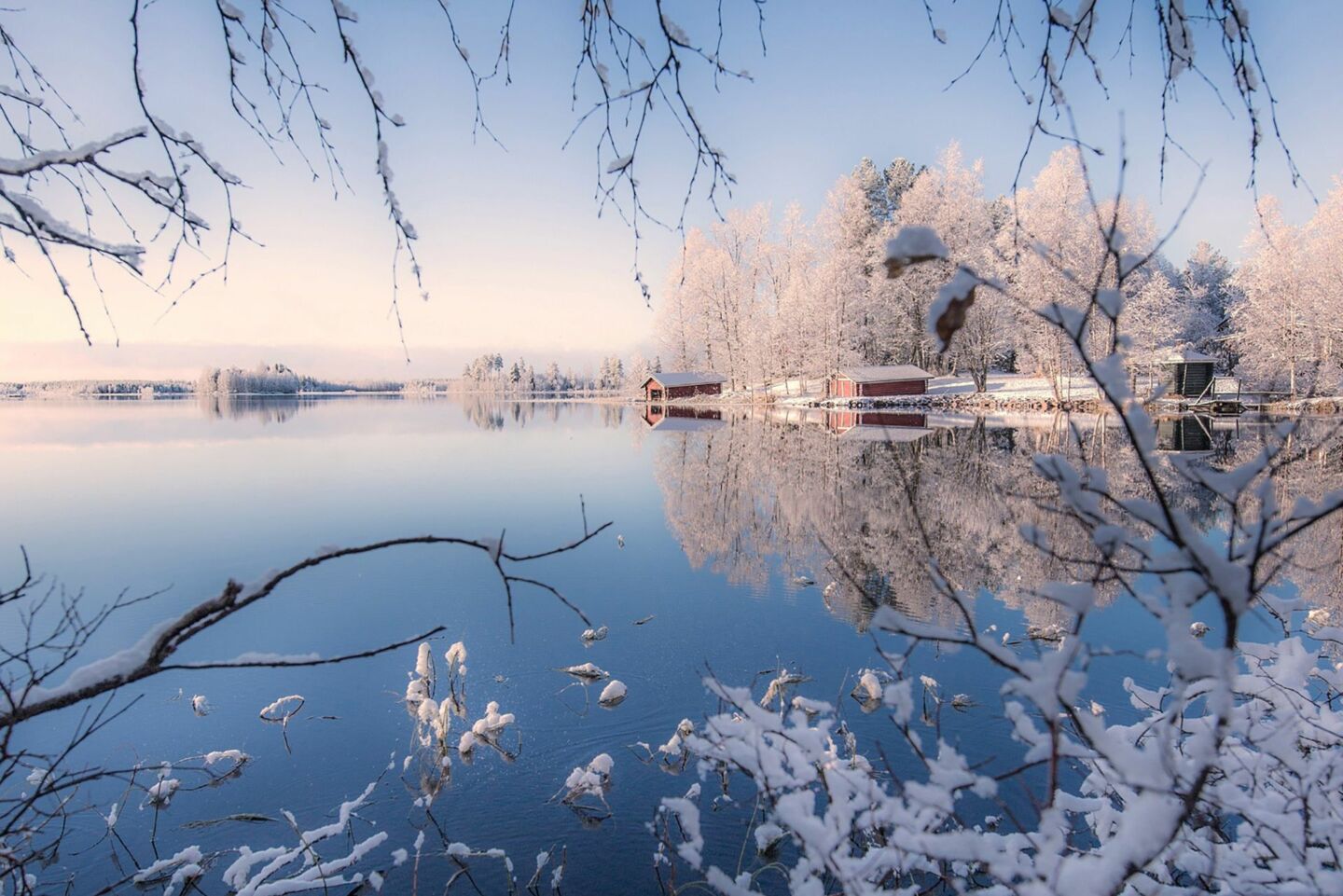 A frosty winter day in Ranua, a Finnish Lapland filming location