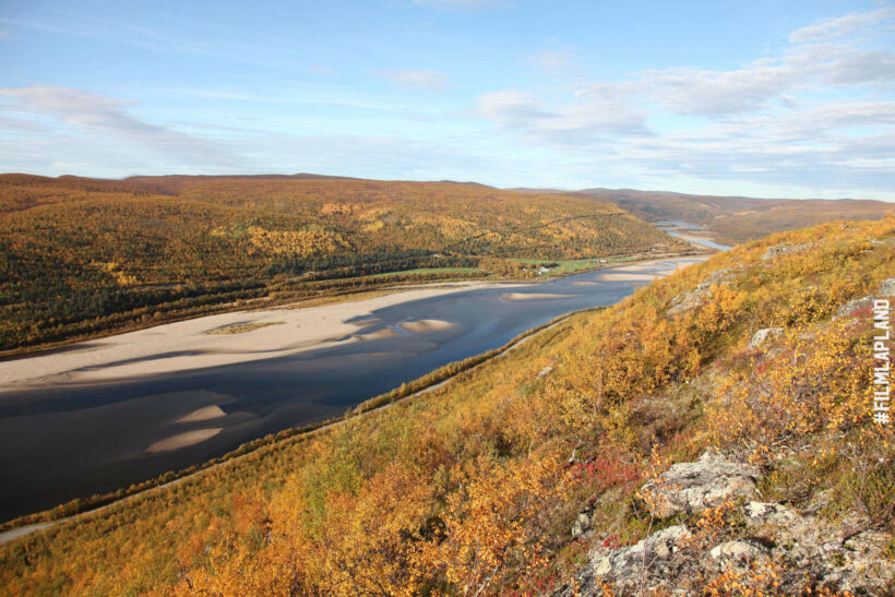 Rivers and lakes, a feature of Finnish Lapland filming locations