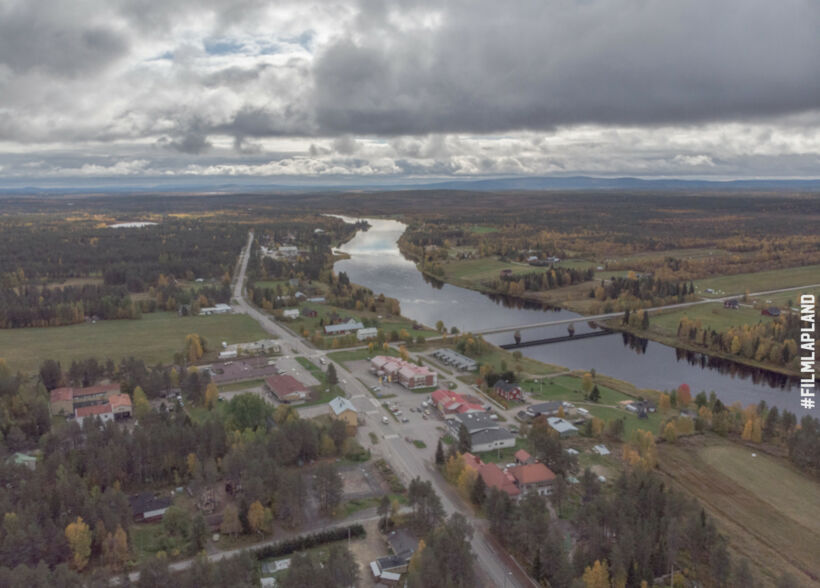 Rivers and lakes, a feature of Finnish Lapland filming locations