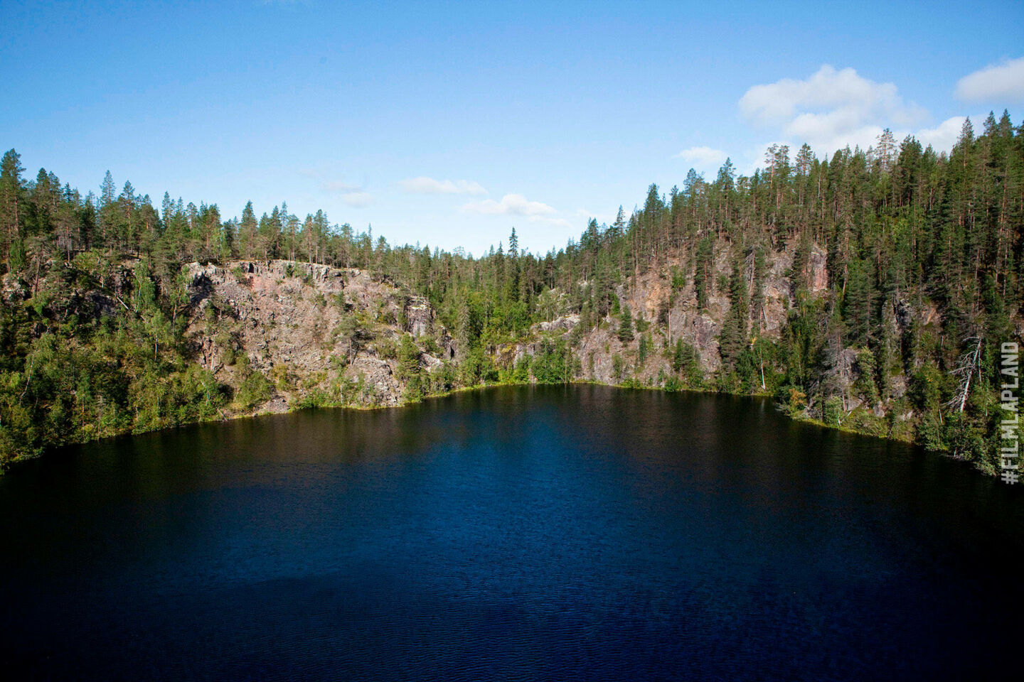 Rivers and lakes, a feature of Finnish Lapland filming locations