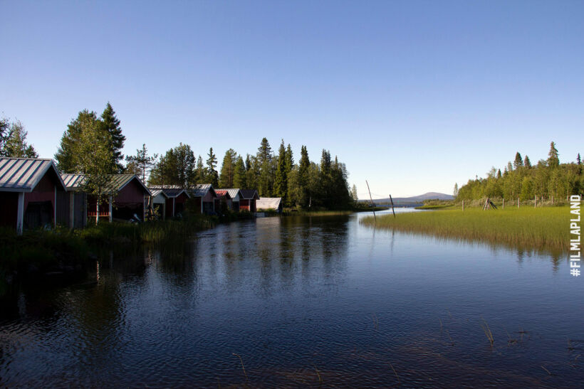 Rivers and lakes, a feature of Finnish Lapland filming locations