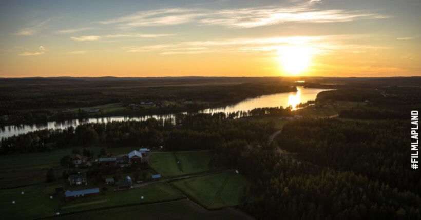 Rivers and lakes, a feature of Finnish Lapland filming locations