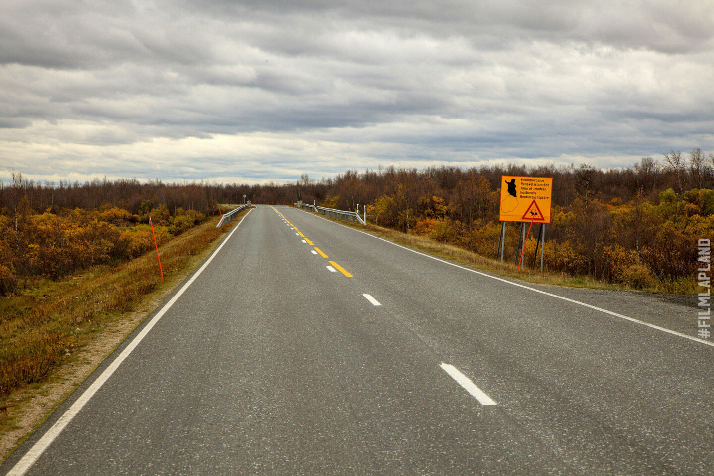 Roads & bridges in Enontekiö, accessible all-winter long, a feature of Finnish Lapland filming locations