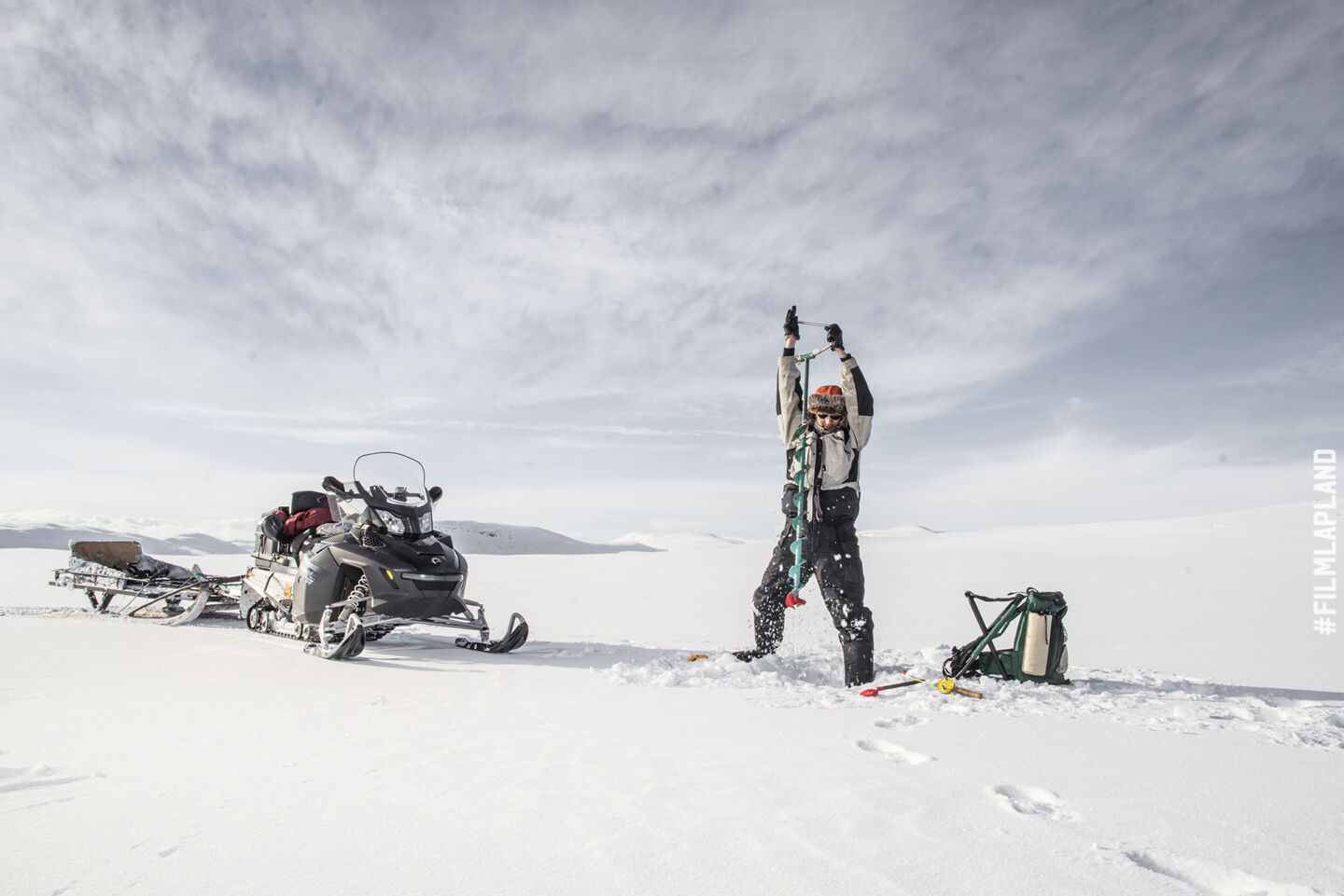 Snowmobile and extreme sports are an important part of northern culture, a feature of filming locations in Finnish Lapland