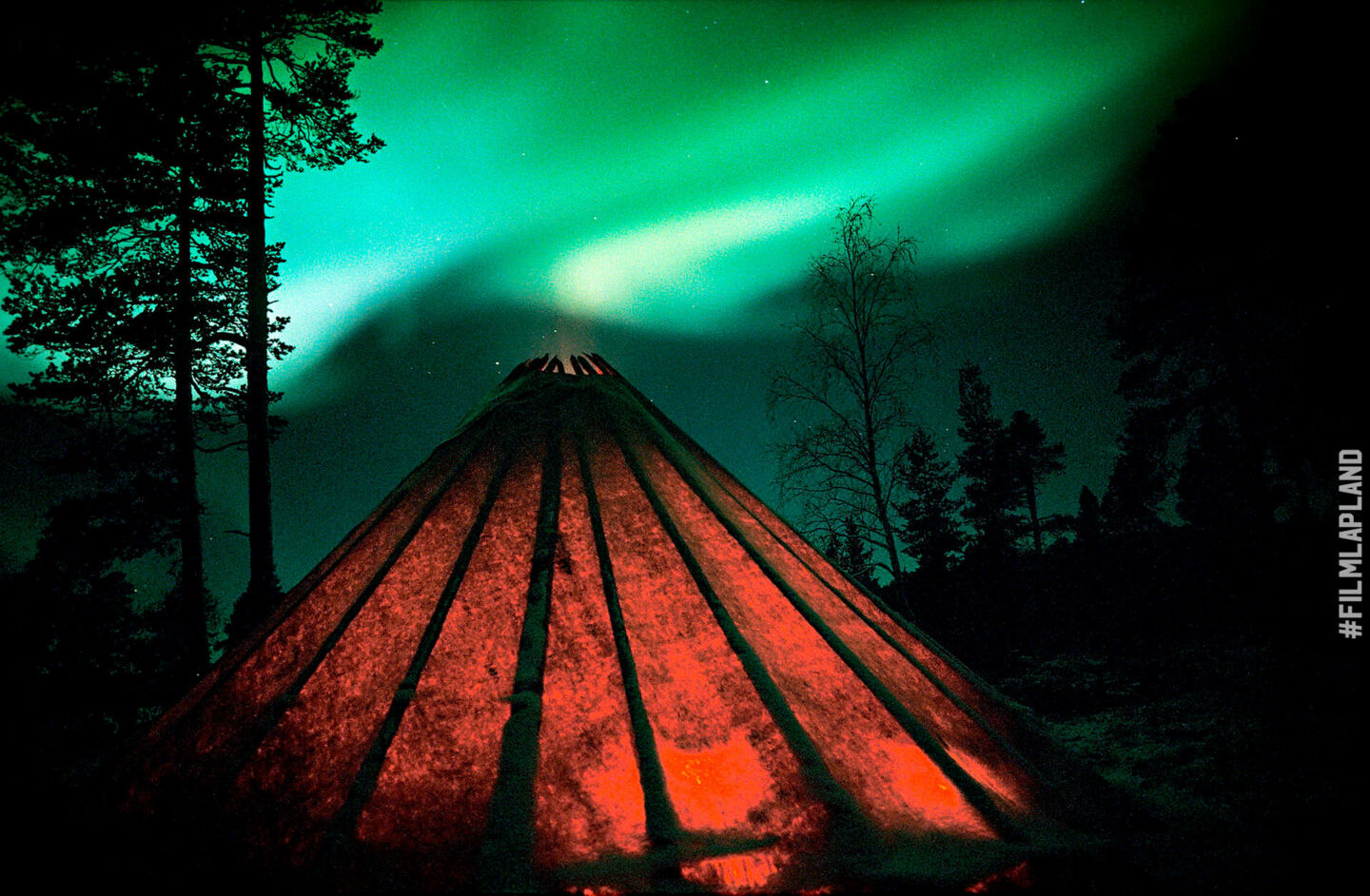Camping under the Northern Lights, a Finnish Lapland filming location feature