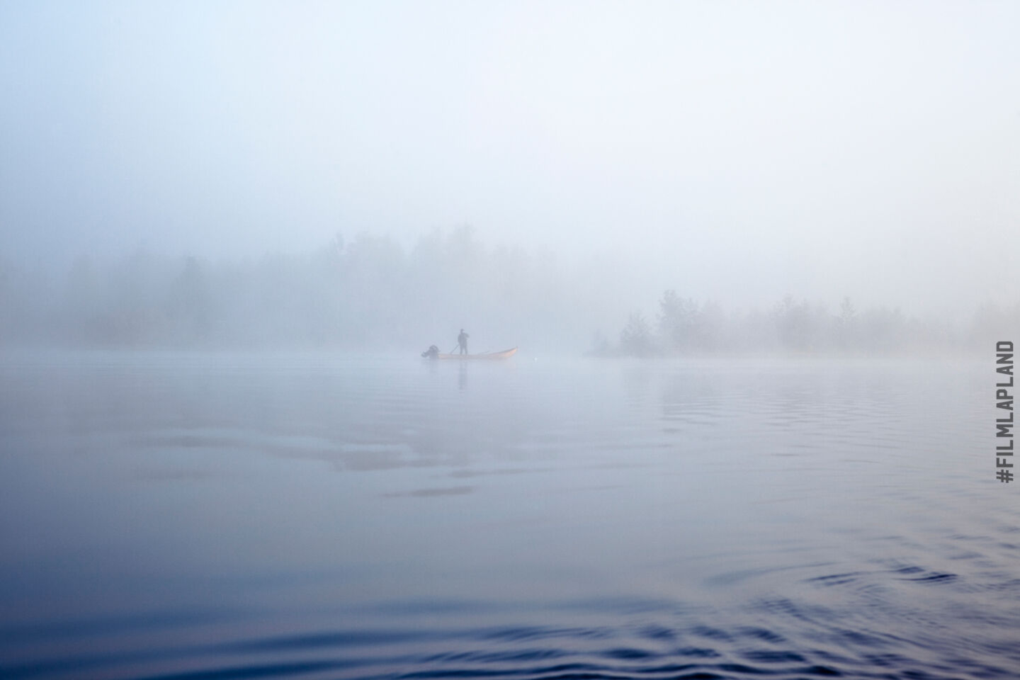 Autumn fog in Sodankylä