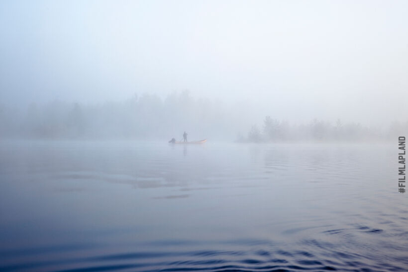 Autumn fog in Sodankylä