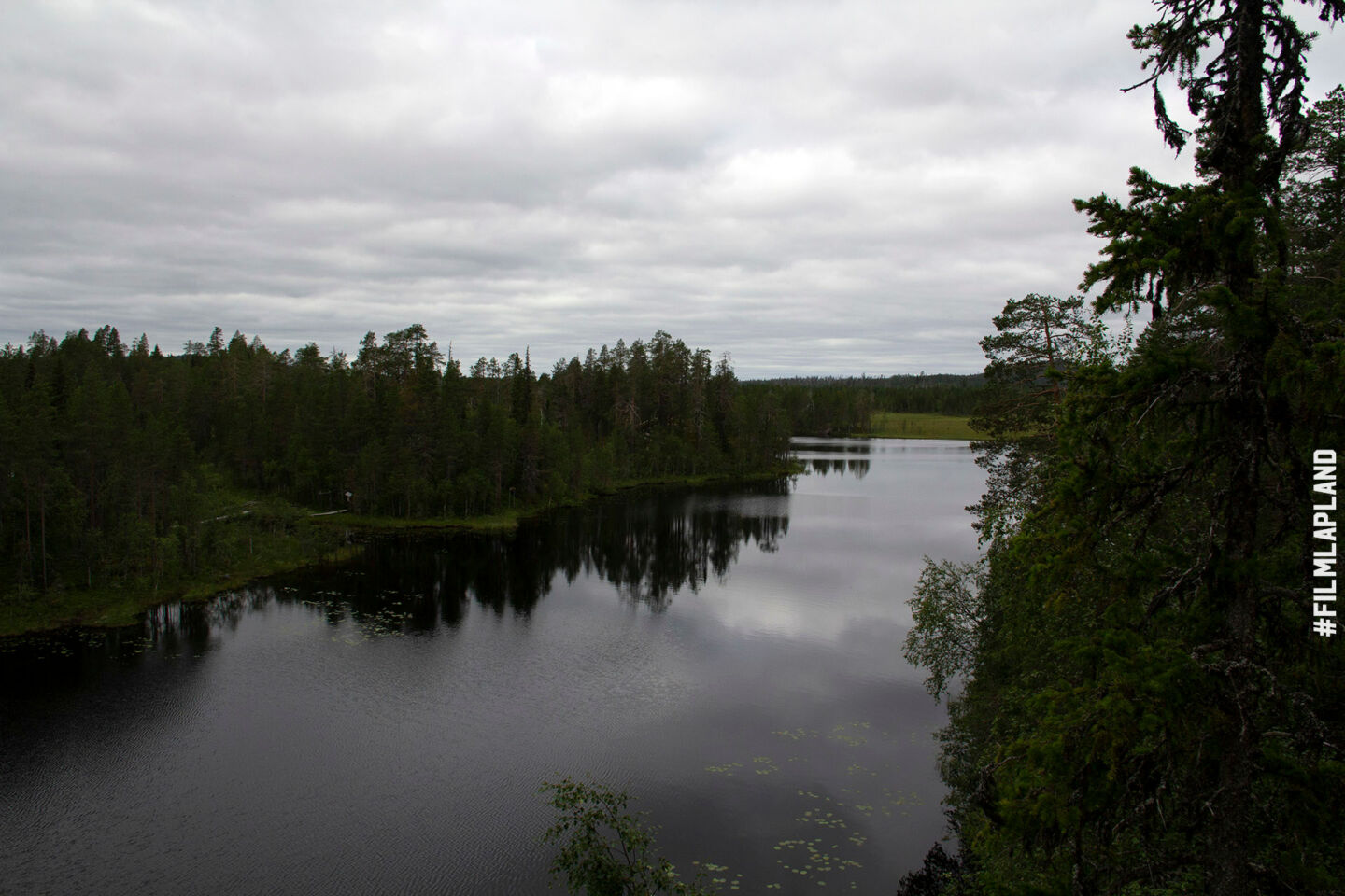 Rivers and lakes, a feature of Finnish Lapland filming locations