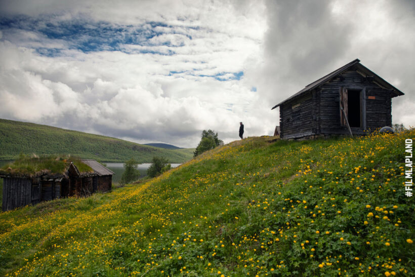 Church cottages in Utsjoki in summer, a Finnish Lapland filming location