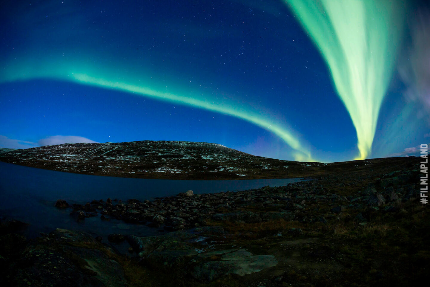 Northern Lights over Kilpisjärvi in Enontekiö, a Finnish Lapland filming location feature