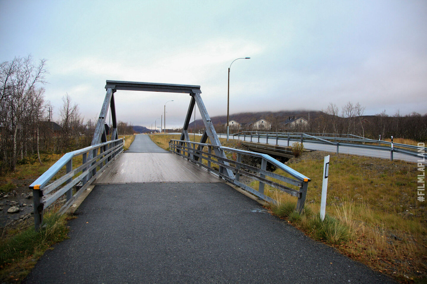Roads & bridges in Enontekiö, accessible all-winter long, a feature of Finnish Lapland filming locations