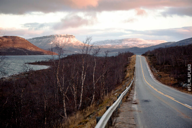 Roads & bridges in Enontekiö, accessible all-winter long, a feature of Finnish Lapland filming locations