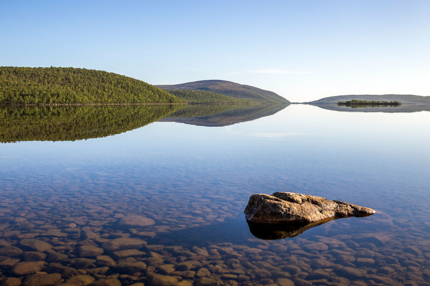 Rivers and lakes, a feature of Finnish Lapland filming locations