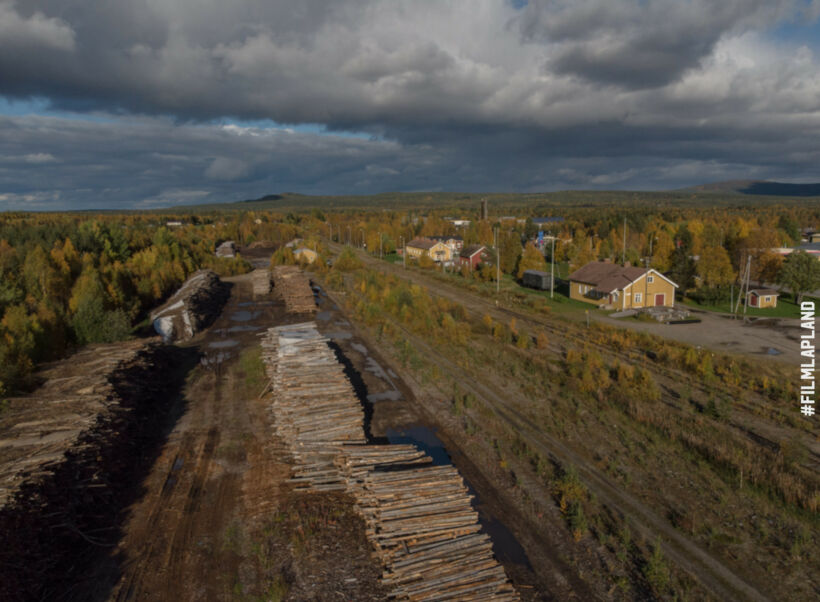 Autumn colors in Salla, a feature of filming in Finnish Lapland locations