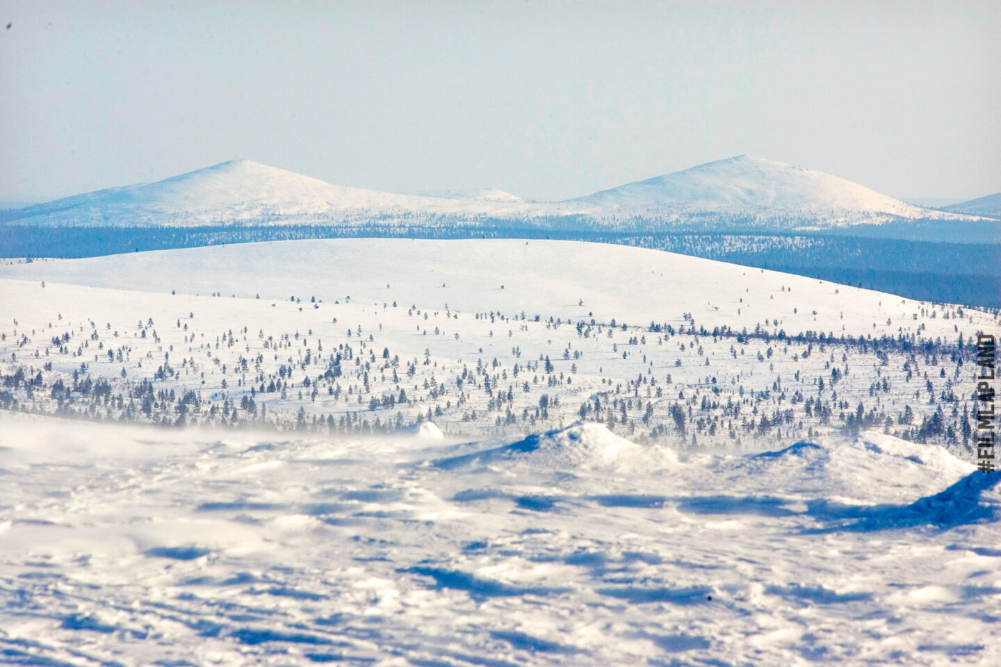 Peaks of Pyhä-Nattanen in Inari, a Finnish Lapland filming location