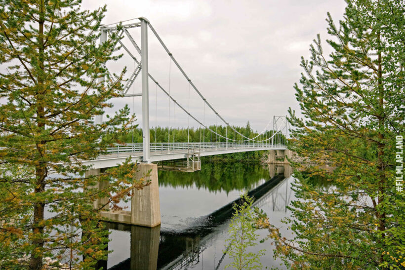 Roads & bridges in Kemijärvi, accessible all-winter long, a feature of Finnish Lapland filming locations