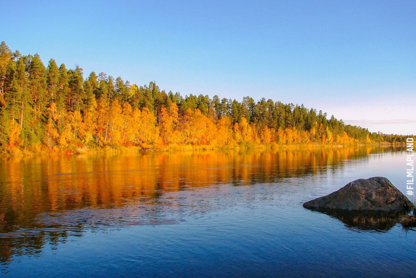 Autumn colors in Inari, a feature of filming in Finnish Lapland locations