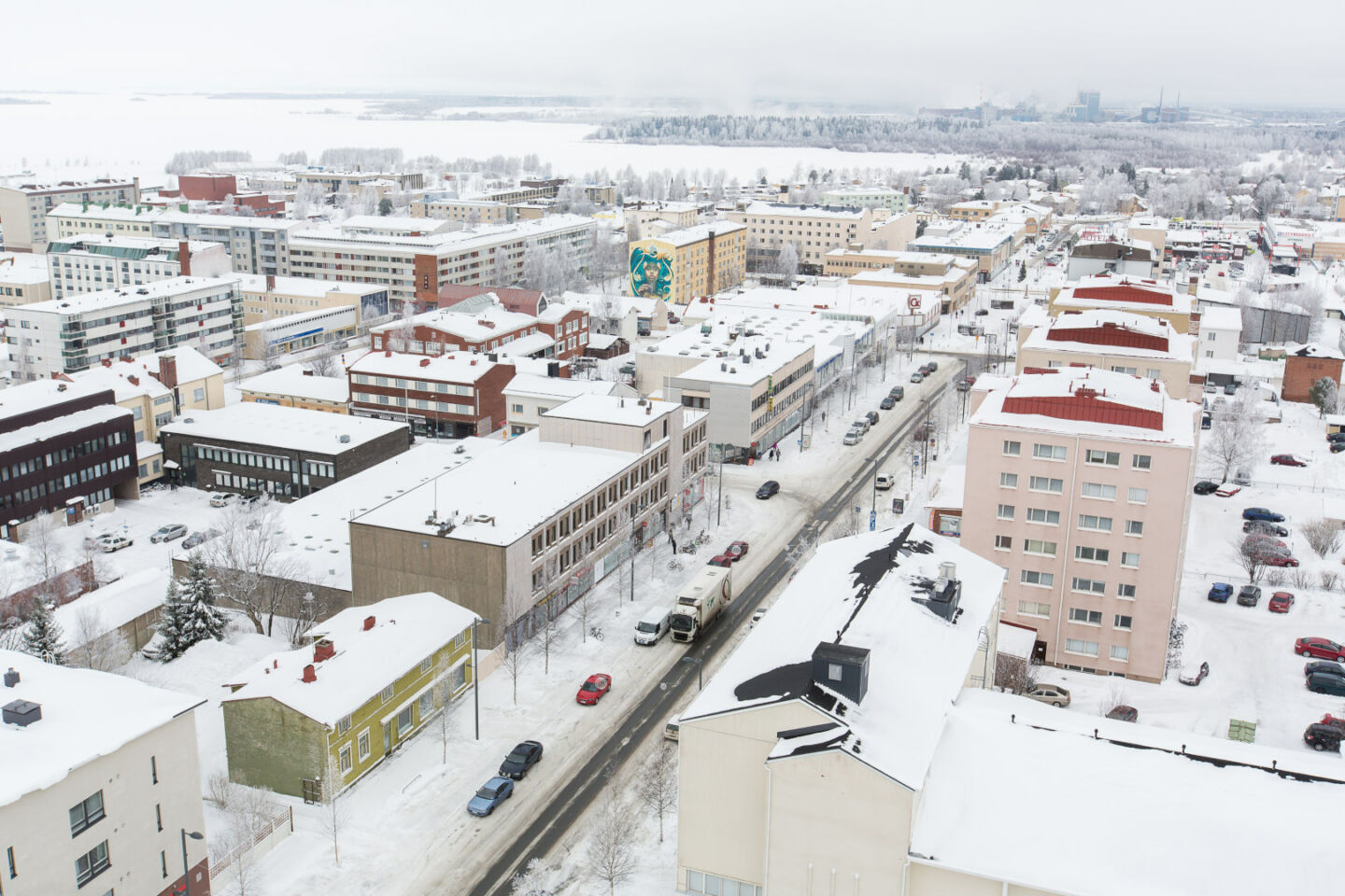 City of Kemi, a filming location in Finnish Lapland
