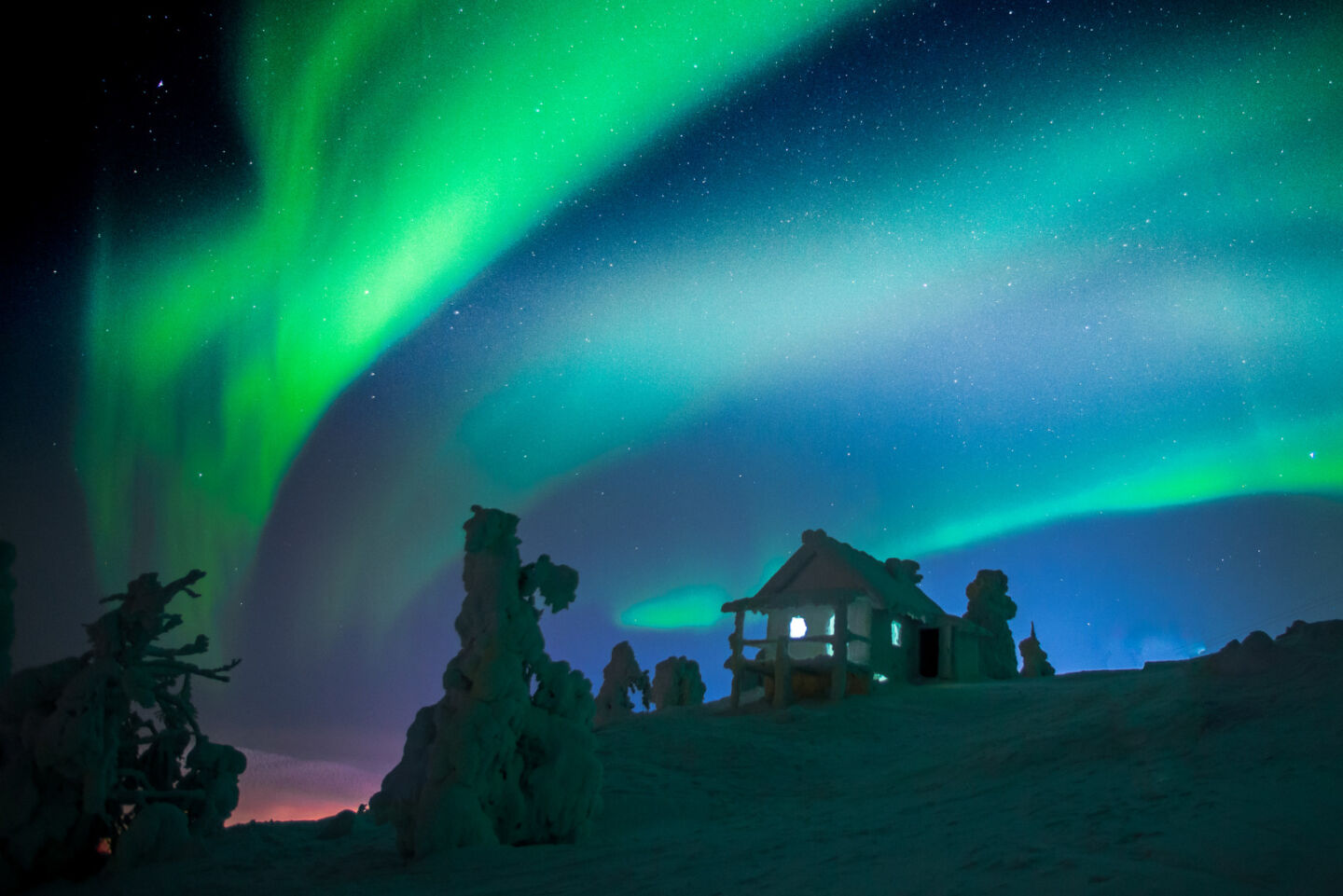 Filming Northern Lights? You can't do better than the auroras above Finnish Lapland