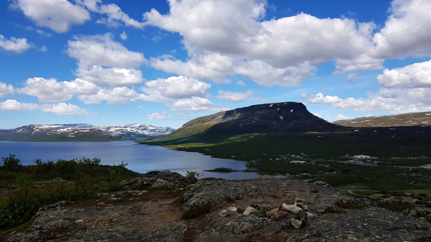 Summer at Mt. Saana in Kilpisjärvi (Enontekio), a Finnish Lapland filming location