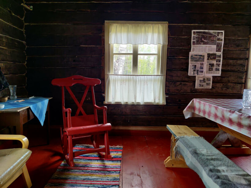 Arctic homestead at Tarkkala Wilderness Estate in Savukoski, a Finnish Lapland filming location