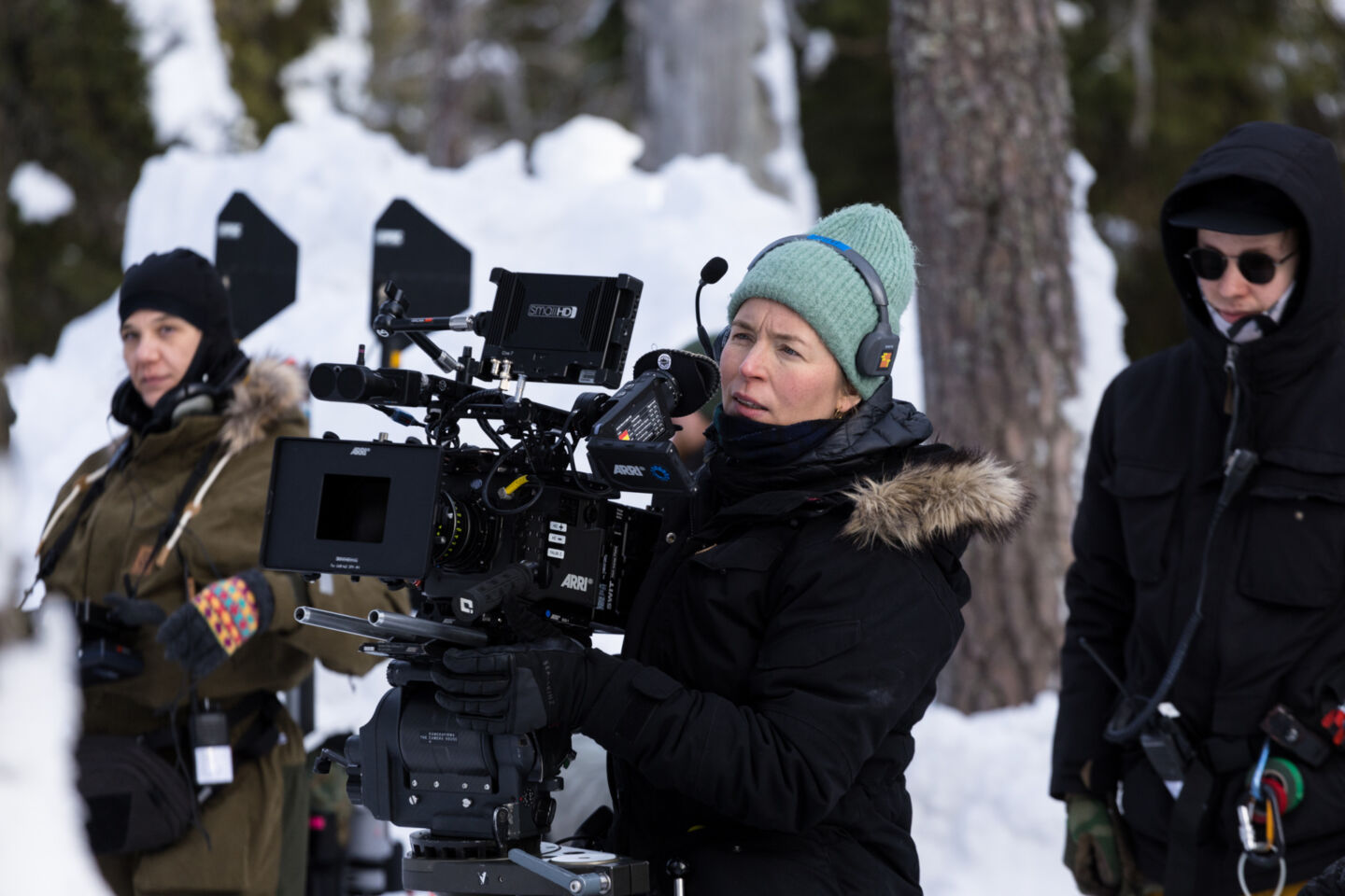 Behind the scenes of mini-series Critical Point (Kriittinen piste), filmed on location in northern Finland and Finnish Lapland